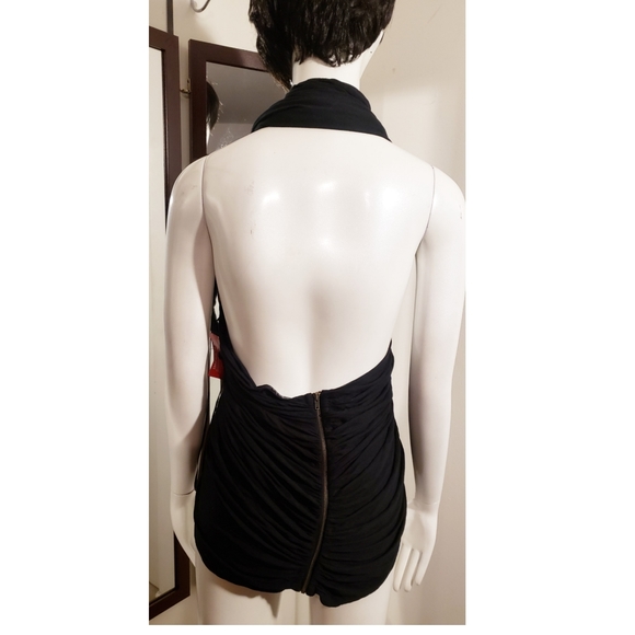 ASOS Black Twisted Neck Halter - Picture 4 of 6